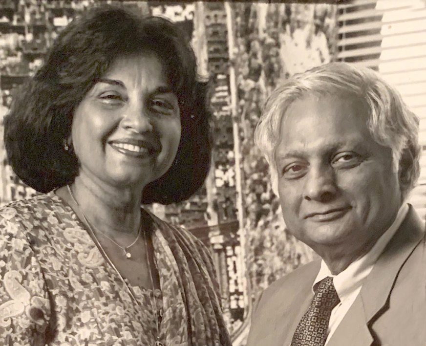 Old photo of Dr. Hingorani's Parents